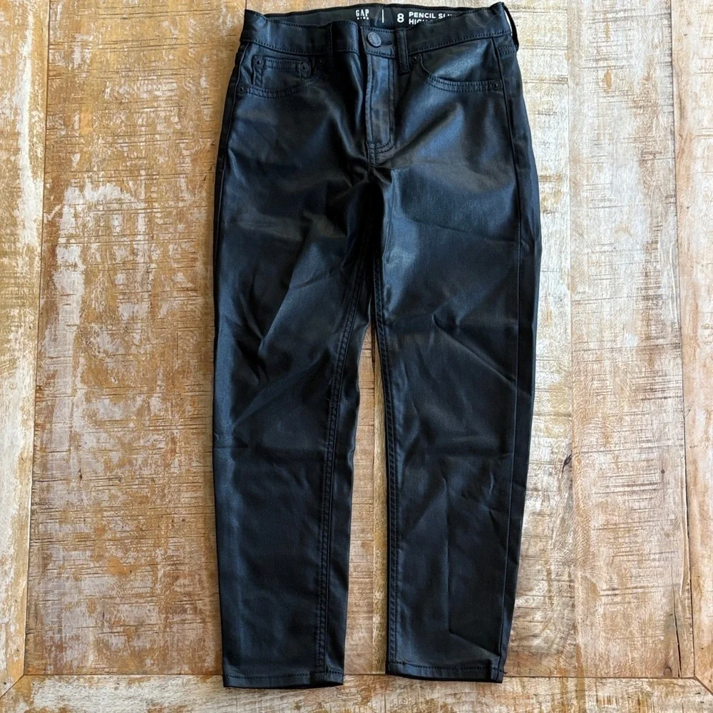 NWOT Gap Girls Black Pencil Slim Ankle Pants size 8